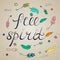 Free spiritl. Inspirational quote about freedom.