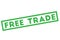 Free Trade stamp typographic stamp