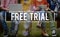 Free Trial Demo Offer Special Testing Bonus Concept