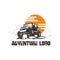 Free vector jeep offroad logo tamplate