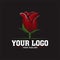 Free vector Retro Roses logo tamplate