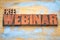 Free webinar banner in wood type