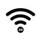 Free wi-fi point isolated logo wireless 3G