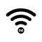 Free wi-fi point isolated logo wireless 5G