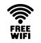 Free Wi-Fi  wifi  available icon illustration