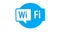 Free WiFi icon symbol. wifi sign animation