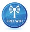 Free wifi (wlan network) midnight blue prime round button