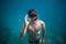 Freediver doing the Okay Sign