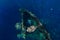 Freediver swim at USS Liberty Wreck, Bali