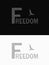 Freedom text logo