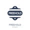 Freehold icon. Trendy flat vector Freehold icon on white background from Business collection