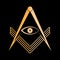 Freemasons vector icon