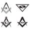 Freemasons vector icon