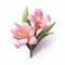 Freesia 3d Icon: Cartoon Clay Material With Nintendo Isometric Spot Light