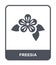 freesia icon in trendy design style. freesia icon isolated on white background. freesia vector icon simple and modern flat symbol
