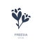 Freesia icon. Trendy flat vector Freesia icon on white background from nature collection