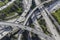 Freeway Interchange Aerial in Los Angeles