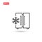 Freezer cold icon vector design isolated 5