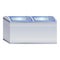 Freezer icebox icon, cartoon style