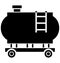 Freight, fuel truck Vector Icon