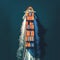 Freight in motion Aerial shot captures container ships sea voyage