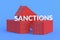 Freight shipping container, word sanctions