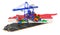 Freight Shipping in Syria concept. Harbor cranes with cargo containers on the Syrian map. 3D rendering