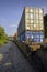 Freight Train Hauls Goods to Market