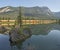 Freight Train beside the Kicking Horse River at Field