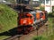 Freight Train Snaking When Passing Rejosari Station