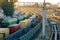 Freight trains parking