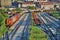 Freight trains at railway station