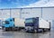 Freight Transportation - Truck in the warehouse