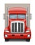 freight truck car delivery cargo anl big vector illustration