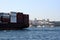 Freighter over Bosphorus