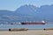 Freighters Along Canada`s West Coast