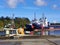 Freighters at the dry dock