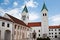 Freising Cathedral, also calles Saint Mary and Corbinian Cathedral, in Freising, Bavaria, Germany