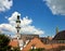 Freising, old town in Bavaria, city view