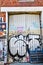 Fremantle, Western Australia: Chained Metal Door with Graffiti