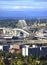 The Fremont bridge, Portland OR.