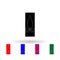French 2nd lieutenant military ranks and insignia multi color icon. Simple glyph, flat vector of Ranks in the French icons for ui