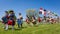 French activities at Fort Saint-Jean, Quebec, Canada.