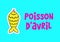 French April Fool's Day. Poisson d'avril. Vector design for card, poster and banner.