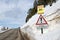 French avalanche danger sign