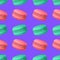 French biscuits Conceptual seamless photo pattern in high quality
