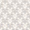 French blu shabby chic damask vector texture background. Antique white old ecru blue seamless pattern. Hand drawn floral