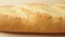 French bread baguette horizontal close up dolly shot