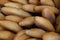 French bread baguettes from bakery. Selective focus. Fresh bred and baguettes background