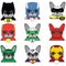 French bulldog Dog Superheros